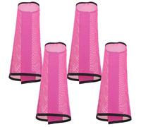 GRIRIW 4pcs Breathable Mesh Horse Fly Leg Guards Protective Leggings Loose Fitting Elastic Horse Back Legs Boots Stress-reducing Covers for Outdoor Use