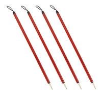GRIRIW 4Pcs Chinese Calligraphy Brush Traditional Painting Writing Brushes with Aluminum Handles for Beginners and Artists Practice Precision and Control