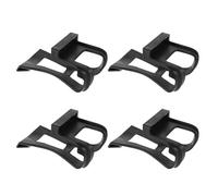 GRIRIW 4PCS Cycling Pedal Toe Clips Cage with Adjustable Straps for Exercise Bikes, Road and Mountain Bikes - Bicycle Foot Cage Clip Accessories for Secure Riding