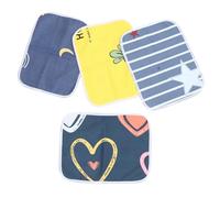 GRIRIW 4pcs Guinea Pig Cage Liners Washable Rabbit Bedding Pet Cage Pad Small Pet Pee Pad Rabbit Mat for Guinea Pigs Rats Hamsters