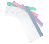 GRIRIW 4pcs Reusable Money Bag Pouch Frosted Material Budget Envelopes for Cash Saving Suitable for Women Men