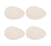 GRIRIW 4pcs Round Fabric Ceiling Light Diffuser Covers Soft Cloth Lampshade Replacement for Even Light Distribution Glare Reduction and Warm Ambient Downlight Filter for Desk and Table