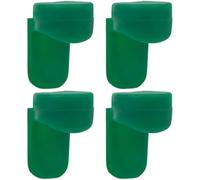 GRIRIW 4pcs Silicone Clarinet Thumb Rests Green Finger Supports for Clarinet Players Sore Thumbs Comfortable Instrument Accessories for Learning