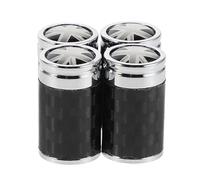GRIRIW 4PCS UK Flag Copper Tire Valve Stem Caps for Cars Trucks SUVs Motorcycles - Patriotic Silver Tire Wheel Valve Caps with Airtight Nozzle Covers