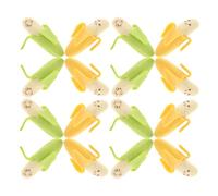 GRIRIW 50Pcs Adorable Mini Banana Erasers Multi-Color Portable Pencil Erasers for Students School Office Use Bulk Pack