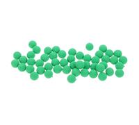 GRIRIW 50pcs Light Green Foam Fishing Beads for Carp Rigging with Enhanced Buoyancy Stability and Prolonged Use, round Floating Bait Beads Suitable for Saltwater and Cloudy Environments