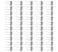 GRIRIW 50pcs Quartz Crystal Resonators Passive Oscillator DIY Electronic Components High Precision Frequency Stable for Remote Controllers and Electronic Devices