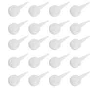 GRIRIW 50pcs Universal Compatibility Squeeze Bottle Replacement Caps with Fine Tip and Threaded Lids, Leak-Proof Plastic Glue Dispensing Nozzle Tops for Laboratory Use and Craft Paint