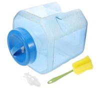 GRIRIW 5l Octagonal Water Storage Bucket with Lid - Portable Outdoor Camping Drinking Water Container, Reusable Handheld Jug for Home, Car, Hiking and Emergency Use