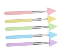 GRIRIW 5Pcs Extendable Teaching Pointer Sticks Macaron Colored Reading Indicator Rods for Classroom Use Lightweight Blackboard Pointing Tool for Teachers and Early Education