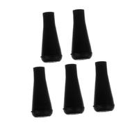 GRIRIW 5pcs Rubber Blunt Arrowheads for Archery Practice Lightweight Safety Tips Compatible with Carbon Fiberglass Bamboo Arrows Suitable for Outdoor Small Game Training