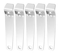 GRIRIW 5pcs Stainless Steel Mini Vial Openers Reusable Medical Bottle Breakers with Hanging for Healthcare Professionals Easy Storage and Portable Use