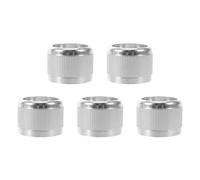 GRIRIW 5pcs Walking Cane Locking Nut Replacement, Metal Threaded Lock Collar for Walking Stick and Crutch, Easy Installation with Precision Threaded Design, Prevents Accidental Cane