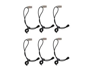 GRIRIW 6 Pcs Multi-functional Nylon Backdrop Clips for Clothes and Photos, Contemporary Design, Sturdy and Not Easy to Damage, Suitable for Multiple Scenes Random Color