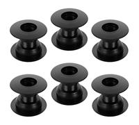 GRIRIW 6 Sets Foosball Table Bearing Rods and Shafts Covers for 1.4m Table Football Machine with 30mm Hole Diameter, Soccer Board Machine Bearings Accessories for Game Training