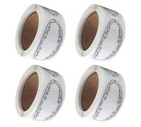 GRIRIW 600Pcs Mason Jar Food Labels, Self-Adhesive Writable Pantry Stickers for Food Storage Containers, Removable Canning Prep Labels for Kitchen Organization