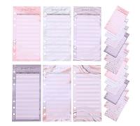 GRIRIW 60PCS Budget Binder Inserts Cash Envelopes Hole Punch, Expense Tracker Sheets for Budget Planner Wallet, Spending and Bill Organizer for Cash Stuffing and Money Management