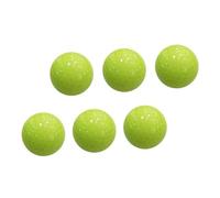 GRIRIW 6pcs Fluorescent Night Golf Balls Synthetic Light-absorbing Glow Dark Practice Balls for Early Morning and Twilight Golf Sessions