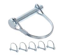 GRIRIW 6pcs Heavy Duty Lock Trailer Coupler Pins Spring Latch Safety Locking Pins for Farm Trailers Tractor Wagons Lawn Garden Industrial Equipment