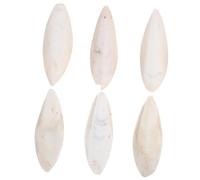 GRIRIW 6pcs Natural Bone Bird Chewing Toys Safe Beak Grinding and Foraging Supplies for Parrots Cockatiels and Budgies Essential Bird Cage Accessories