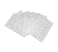 GRIRIW 6pcs Non- Cage Mats Breathable Anti-skid Bunny Mats for Comfortable Pet Flooring Easy to Clean and Cuttable for Fit