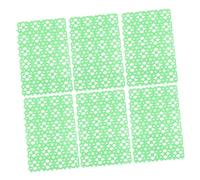 GRIRIW 6pcs Pet Cage Mats Rabbit Cage Floor Hamster Foot Pads Non-slip for Indoor