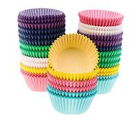 GRIRIW 700pcs Multi-Color Cupcake Cups Baking Cupcake Liners Oil-Proof Paper Cake Trays Disposable Baking Cups for Birthday Wedding Party