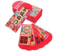 GRIRIW 72pcs Lunar Year Red Envelopes Paper Hongbao with Year Horse Design Thick Printed Red Packets for Spring Festival Family Business Gifting Traditional Chinese Money Packets for