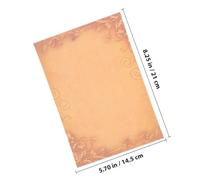 GRIRIW 8 Sheets Vintage Letter Writing Paper Retro Stationery for Invitations Greeting Cards Scrapbooking Decorative Retro Paper with Warm Patterns