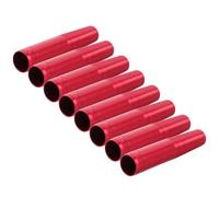 GRIRIW 8pcs Arrow Inserts Arrow Tip Inserts Aluminium Alloy Red 8mm Shaft Replacement Parts Shooting Target Practice