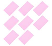 GRIRIW 8pcs Pink Eva Refrigerator Mats Non-slip and Oil-proof Drawer Liners Washable Shelf Liners for Home Environment and Cabinets Kitchen Organisation