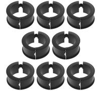 GRIRIW 8Pcs Silicone Handlebar Gasket Washer 31.8Mm to 25.4Mm Bicycle Handlebar Extender Spacer for Mountain Bikes, Flexible Non-Slip Small Bike Part Washers for Cycling Accessories