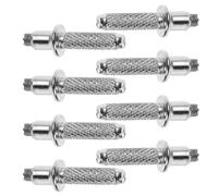 GRIRIW 8Pcs Tungsten Steel Cane Tips Replacement for Hiking Trekking Poles Metal Walking Stick Foot Accessories Sturdy High Carbon Steel Hiking Pole Tips