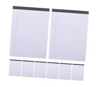 GRIRIW 8PCS Wide Ruled Legal Writing Tablets with Thick Tear-off Paper Per Notepad for Home Office School Business Organization and Work Task Management