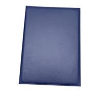 GRIRIW A4 Leather Certificate Protective Case Folder Blue Blank Cover Document Holder for Office and School Award Certificates