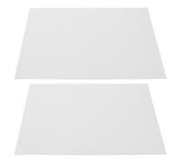 GRIRIW Acrylic Lampshade Diffuser 2Pcs, Frosted Ceiling Light Cover Panel, Heat Resistant Light Replacement for Living Room 29.7X21Cm/11.69X8.27Inch