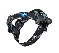 GRIRIW Action Camera Head Strap Mount Compatible with Gopro8/9/10 Pocket Action 2 Adjustable Black Sports Camera Holder for First-person Pov Vlogging