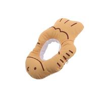 GRIRIW Adjustable Soft Cat Donut Collar Anti-lick Elizabethan Neck Cone with Comfortable Fabric and Secure Fit for Kittens and Cats After Surgery
