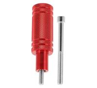 GRIRIW Aluminum Alloy Lights Motorcycle Spotlight Mounting Bracket Easy to Install with Firm Fixation Red Colour for Front Mudguard Suitable for Electric Scooters and Modification Use