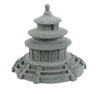 GRIRIW Ancient Chinese Architecture Decor Temple of Heaven Sandstone Miniature Design for Home Decor and History Enthusiasts
