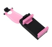 GRIRIW Antislip Pink Car Steering Wheel Phone Holder Adjustable Mobile Cradle with Rotation for Secure Use in Various Smartphones