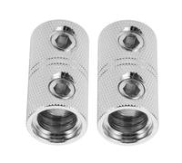GRIRIW Audio Butt Splice Connectors for Joining Cut Wires and Extending Wires Brass 1/0 Gauge 2 Pcs Suitable for Automotive Applications