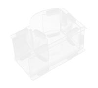 GRIRIW Automatic Feeder Small Animal Food Container Acrylic Storage Bowl for Hamsters Guinea Pigs Birds