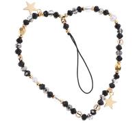 GRIRIW Beaded Phone Charm Wrist Strap Anti-lost Phone Chain Star Pendant for Women Lightweight and Multi-functional Wristlet Bracelet