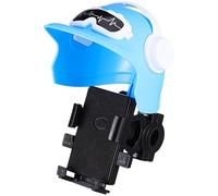 GRIRIW Bike Phone Mount Holder with Adjustable Sunshade, Wide Compatibility Smartphone Clamp, Plastic Material for Riding and Cycling, Secure Handlebar Phone Support