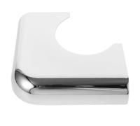 GRIRIW Billiard Table Corner Bracket with Curved Design Iron Metal Corner Protector for Pool Table Accessories Simple Installation Silver Finish Compatible with Aramith Pool Balls