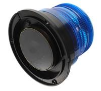 GRIRIW Blue Base Solar Strobe Powered with Warning Car Light Roof Magnetic
