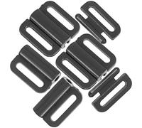 GRIRIW Bra Front Closing Clasps Easy to Put and Take Off 100 Sets Black Front Button Design, Replacement for Breastfeeding Bras for Underwear Accessories