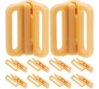 GRIRIW Breastfeeding Bra Front Clasp 100 Sets Plastic Front Closure Bras for Women Buckle Straps Easy to Put On and Take Off Khaki Color