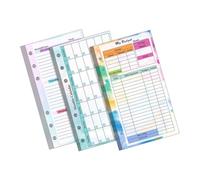 GRIRIW Budget Planner with Binder System Portable Monthly Weekly Money Book for Small Business Thick Paper Notebook for Easy Note Rearrangement and Stylish Financial Tracking